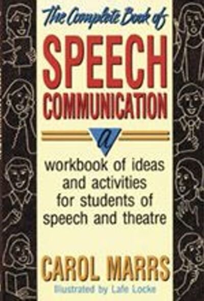 Cover for Marrs · Complete Book of Speech Communication (Pocketbok) (1992)