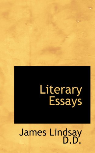 Cover for James Lindsay · Literary Essays (Paperback Book) (2009)