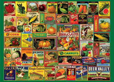 Cover for Peter Pauper Press Inc · Vintage Seed Packets 1000 Piece Jigsaw Puzzle (N/A) (2021)