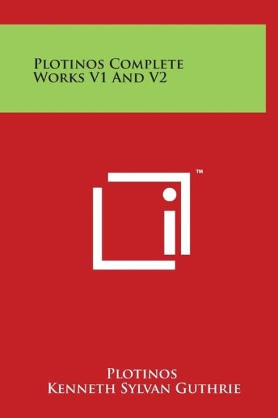 Cover for Plotinos · Plotinos Complete Works V1 and V2 (Hardcover Book) (2014)
