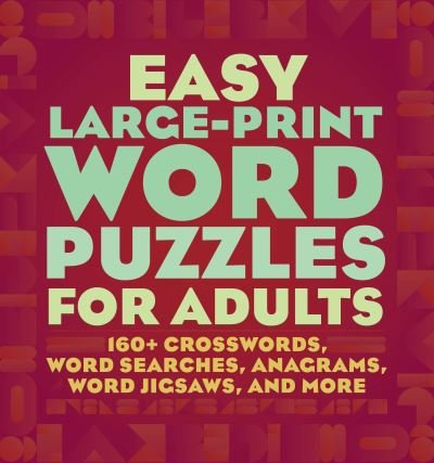 Cover for Rockridge Press · Easy Large-Print Word Puzzles for Adults (Paperback Book) (2022)