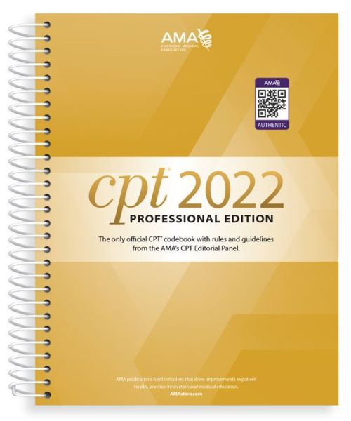 Cover for American Medical Association · CPT Professional 2022 (Spiral Book) (2021)