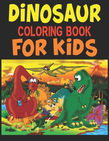 Cover for Forida Press · Dinosaur Coloring Book For Kids (Paperback Book) (2019)