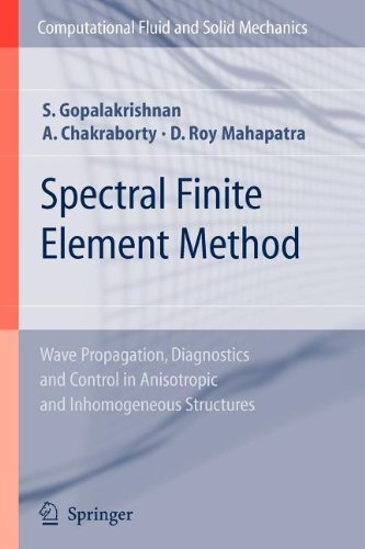 Cover for Srinivasan Gopalakrishnan · Spectral Finite Element Method: Wave Propagation, Diagnostics and Control in Anisotropic and Inhomogeneous Structures - Computational Fluid and Solid Mechanics (Taschenbuch) [Softcover reprint of hardcover 1st ed. 2008 edition] (2010)
