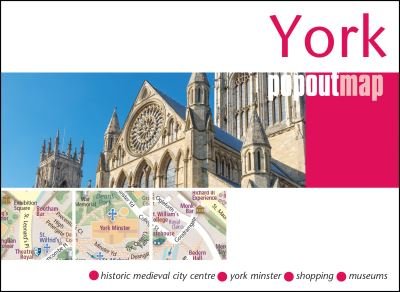 Cover for York PopOut Map: Pocket size, pop up city map of York - PopOut Maps (Map) (2024)