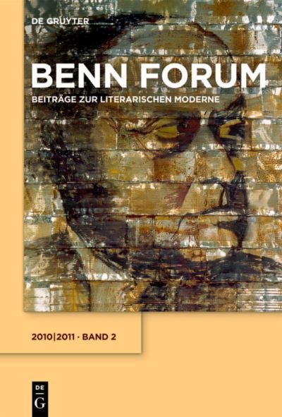 Cover for Hermann Korte · Benn Forum, 2, Benn Forum (Inbunden Bok) (2011)
