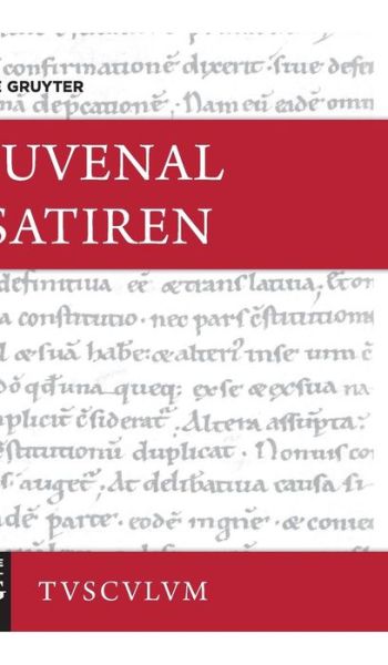 Cover for Juvenal · Satiren / Saturae (Buch) (2017)