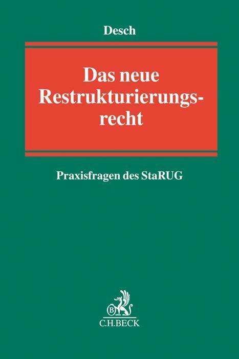 Cover for Desch · Das neue Restrukturierungsrecht - (Bog)