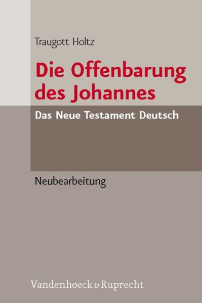 Cover for Karl-wilhelm Niebuhr · Die Offenbarung Des Johannes (Das Neue Testament Deutsch. Ntd) (Hardcover Book) (2008)