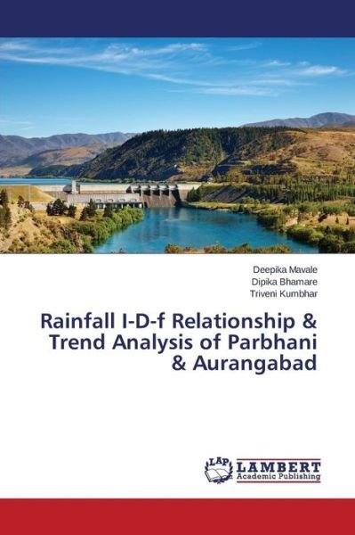 Cover for Mavale · Rainfall I-D-f Relationship &amp; Tr (Bog) (2015)