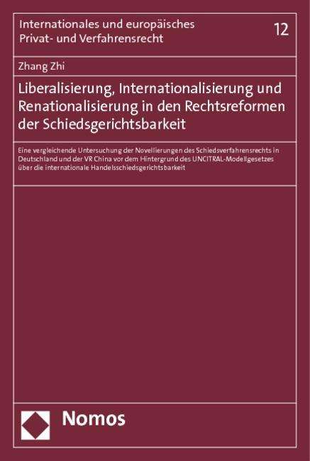 Cover for Zhang · Liberalisierung, Internationalis. (Book) (2012)