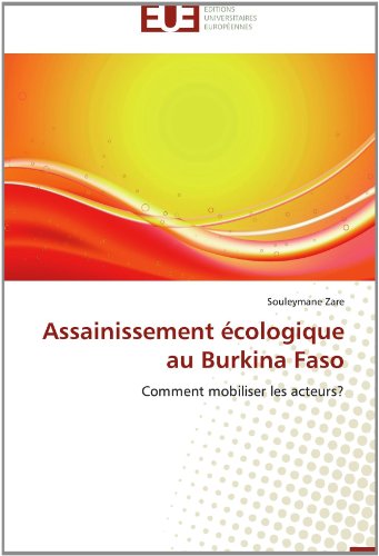 Cover for Souleymane Zare · Assainissement Écologique Au Burkina Faso: Comment Mobiliser Les Acteurs? (Paperback Book) [French edition] (2018)