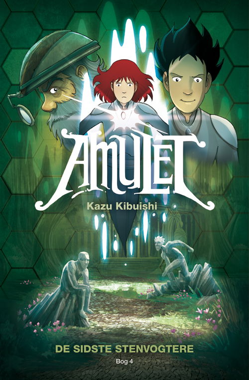 Cover for Kazu Kibuishi · Amulet: Amulet 4: De sidste stenvogtere (Bound Book) [1º edição] (2020)