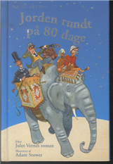 Cover for Jules Verne · Flachs - læs selv: Jorden rundt på 80 dage (Gebundesens Buch) [1. Ausgabe] [Indbundet] (2013)