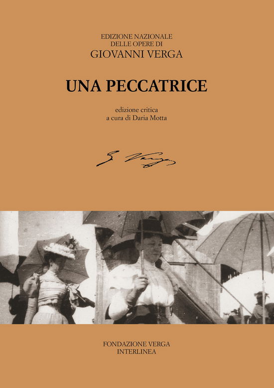 Cover for Giovanni Verga · Una Peccatrice. Ediz. Critica (Book)