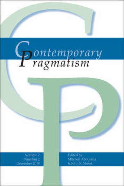 Cover for Mitchell Aboulafia · Contemporary Pragmatism. Volume 7, Number 2. December 2010. (Paperback Book) (2011)