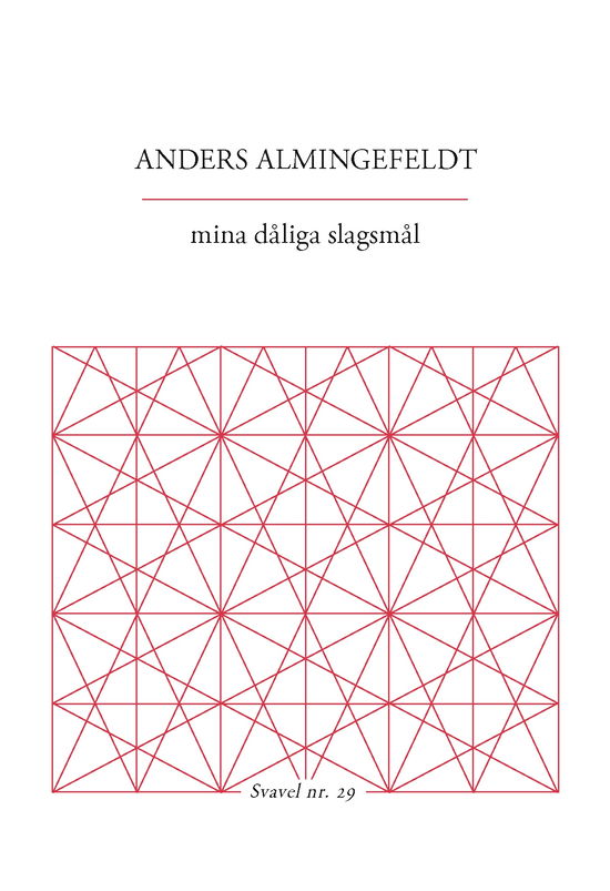 Cover for Anders Almingefeldt · Mina Dåliga Slagsmål (Book) (2024)