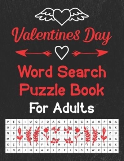 Cover for Rhart Vws Press · Valentines Day Word Search Puzzle Book for Adults (Pocketbok) (2021)