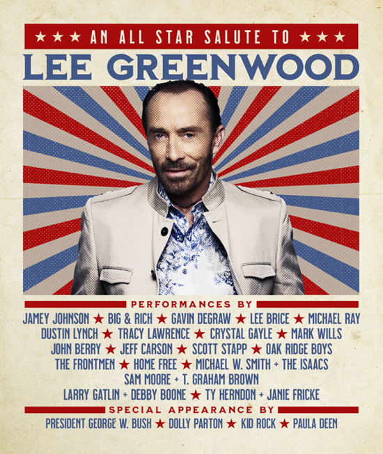 Cover for Lee Greenwood · An All Star Salute to Lee Greenwood (Blu-Ray) (2024)