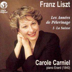 Cover for Franz Liszt · Annees de Pelerinage (1.Jahr:Schweiz) (CD) (2001)