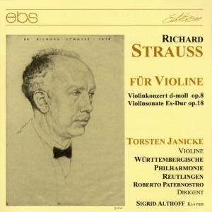 Violinkonzert op.8 - Richard Strauss (1864-1949) - Musikk - EBS - 4013106060874 - 15. mars 1999