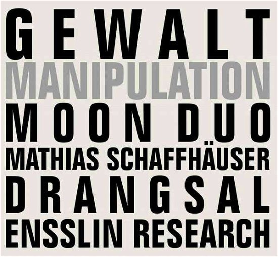 Cover for Gewalt · Manipulation (LP) (2018)