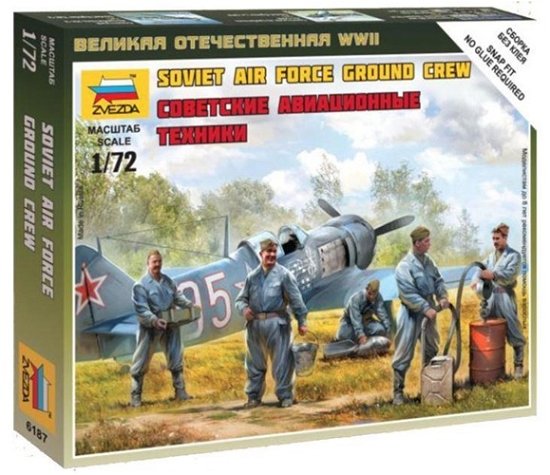 Cover for Zvezda · 1:72 Soviet Airforce Ground Crew (Toys)