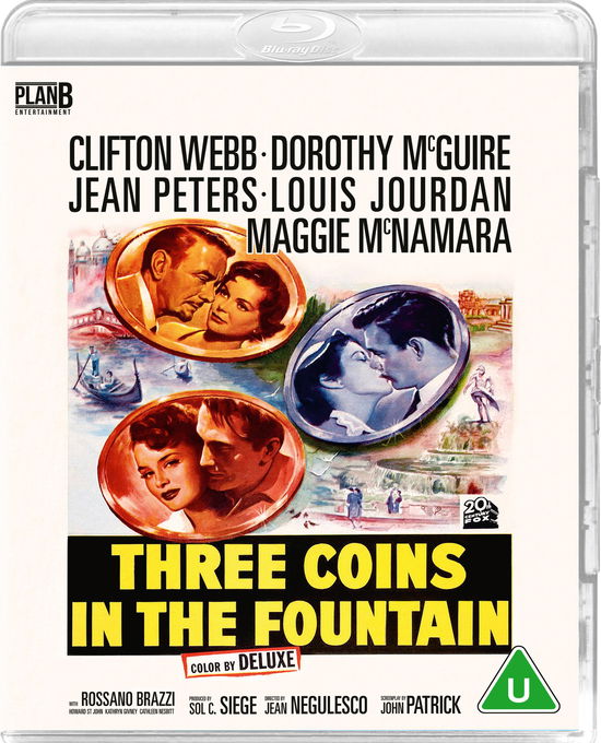 Three Coins in the Fountain Blu-Ray + - Three Coins in the Fountain Dual Format - Movies - Signal One Entertainment - 5037899082874 - March 28, 2022