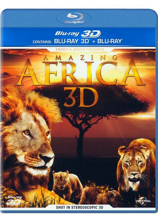 Amazing Africa 3D+2D - Amazing Africa 3D - Elokuva - Universal Pictures - 5050582945874 - maanantai 25. marraskuuta 2013