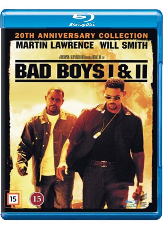 Cover for Will Smith / Martin Lawrence · Bad Boys 1 &amp; 2 (Blu-ray) [20th Anniversary edition] (2015)