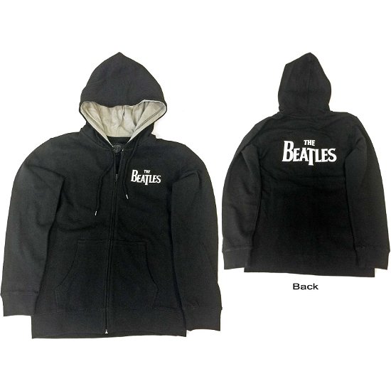 Cover for The Beatles · The Beatles Kids Youth's Fit Zipped Hoodie: Drop T Logo (Back Print) (10 - 11 Years) (Klær) [Kids edition]