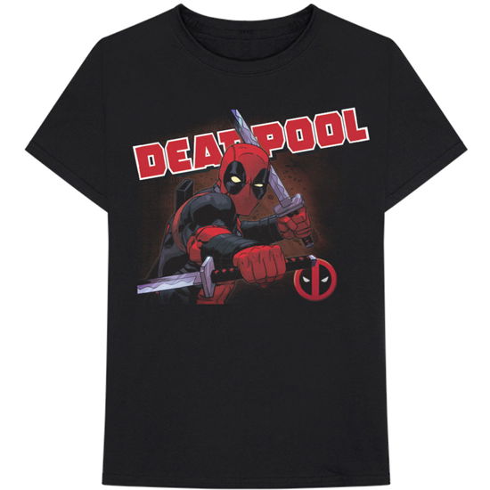 Cover for Marvel Comics · Marvel Comics Unisex T-Shirt: Deadpool Cover (T-shirt) [size S] [Black - Unisex edition]