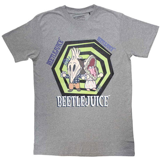 Beetlejuice Unisex T-Shirt: Spiral - Beetlejuice - Gadżety -  - 5056737239874 - 