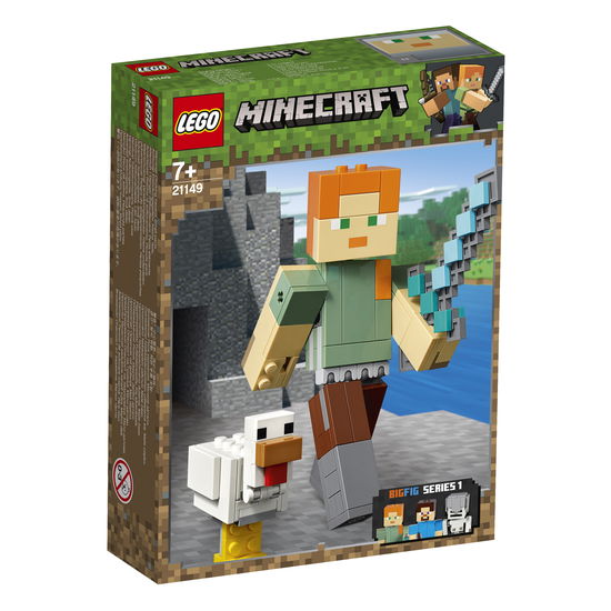 LEGO Minecraft: BigFig Alex With Chicken - Lego - Marchandise -  - 5702016370874 - 7 février 2019