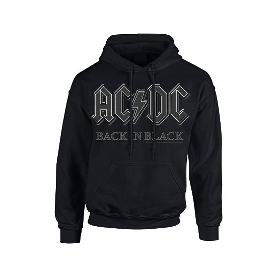 Cover for AC/DC · Back in Black (Hoodie) [size S] [Black edition] (2018)