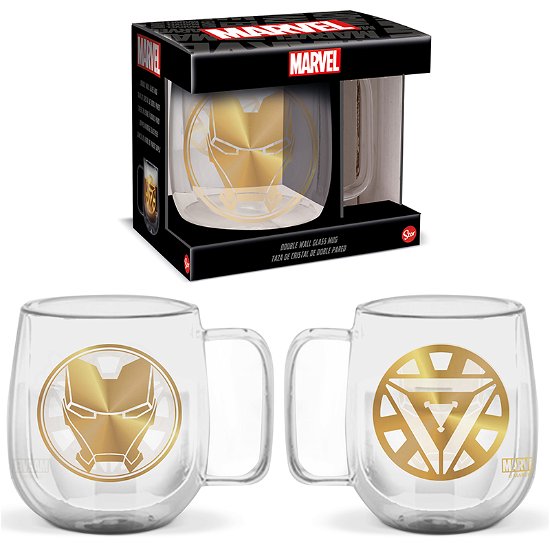 MARVEL - Iron Man - Glass Mug - 290 ml - Marvel - Merchandise -  - 8412497020874 - 