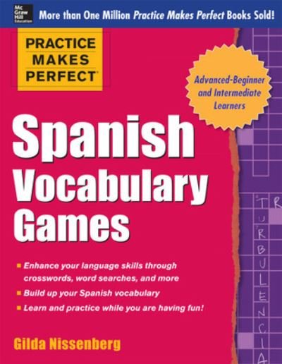 Cover for Gilda Nissenberg · Practice Makes Perfect Spanish Vocabulary Games (Pocketbok) [Ed edition] (2014)