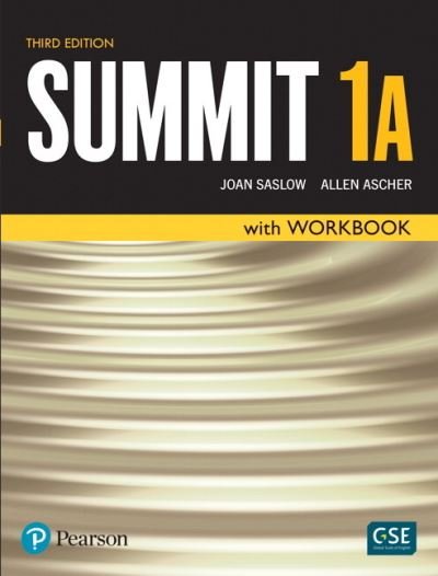 Cover for Joan Saslow · Summit Level 1 Student Book / Workbook Split A (Pocketbok) (2017)