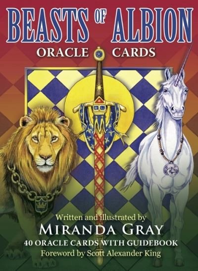 Cover for Gray, Miranda (Miranda Gray) · Beasts of Albion Oracle Cards: 40 Oracle Cards with Guidebook (Bok) (2021)