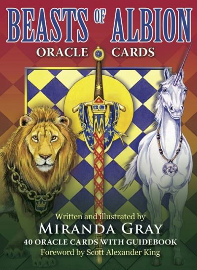 Cover for Gray, Miranda (Miranda Gray) · Beasts of Albion Oracle Cards: 40 Oracle Cards with Guidebook (Book) (2021)