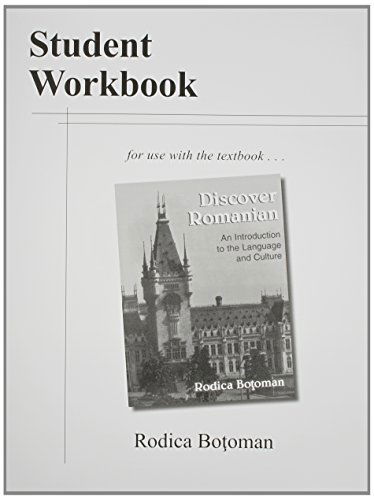 Cover for Rodica Botoman · Student Workbook for Discover Romanian: An Introduction to the Language and Culture (Taschenbuch) (1995)