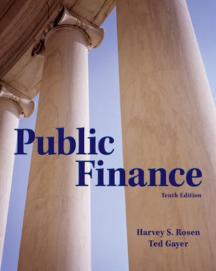 Cover for Harvey Rosen · Loose-leaf for Public Finance (Loose-leaf) (2015)