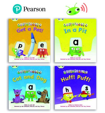 Cover for Joe Elliot · Learn to Read at Home with Bug Club Phonics Alphablocks: Phase 2 - Reception Term 1 (4 fiction books) Pack B (Book) (2021)