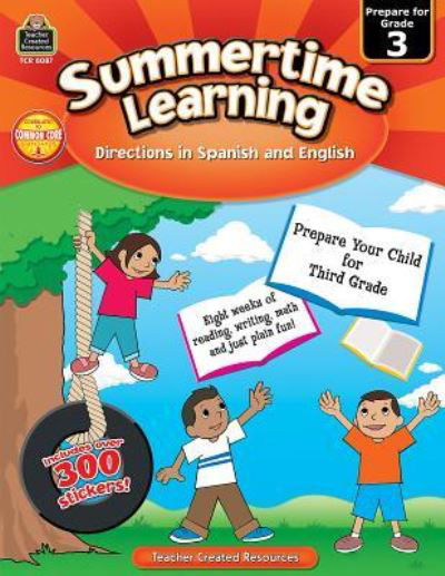 Cover for Teacher Created Resources Staff · Summertime Learning Grd 3 - Spanish Directions (Paperback Bog) (2014)