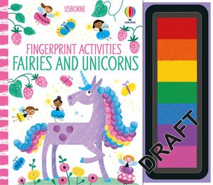 Cover for Fiona Watt · Fingerprint Activities Unicorns and Fairies - Fingerprint Activities (Spiralbok) (2021)