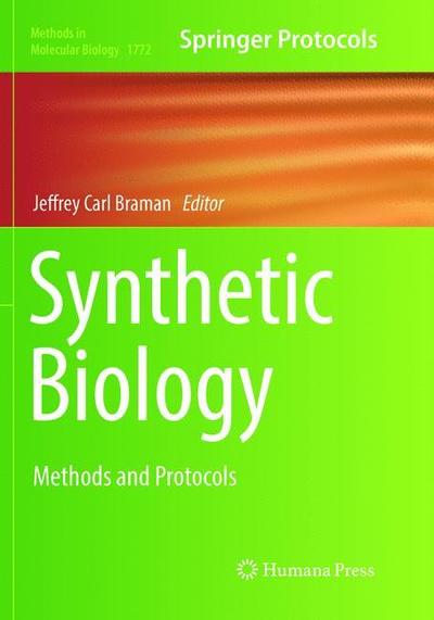 Cover for Synthetic Biology (Book) [Softcover reprint of the original 1st ed. 2018 edition] (2019)