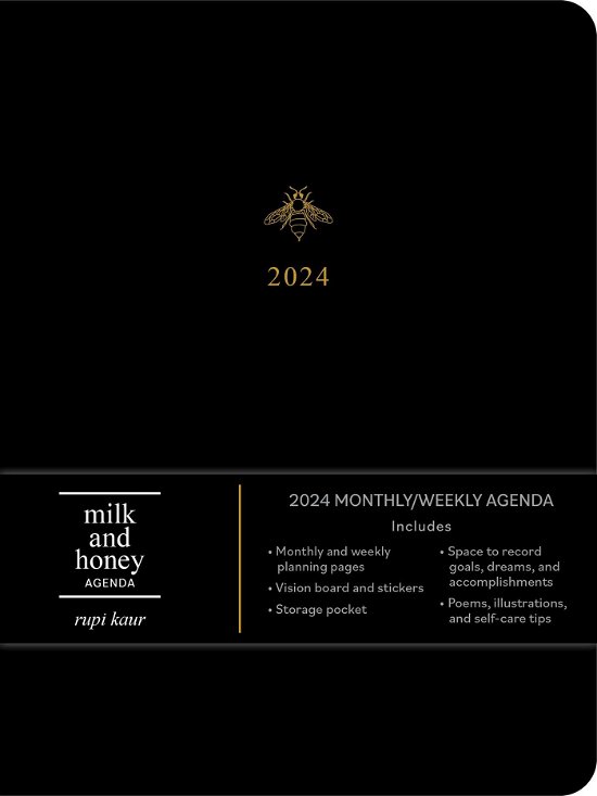 Milk and Honey 12-month 2024 Monthly / Weekly Agenda Calendar - Rupi Kaur - Merchandise - Andrews McMeel Publishing - 9781524883874 - October 6, 2023