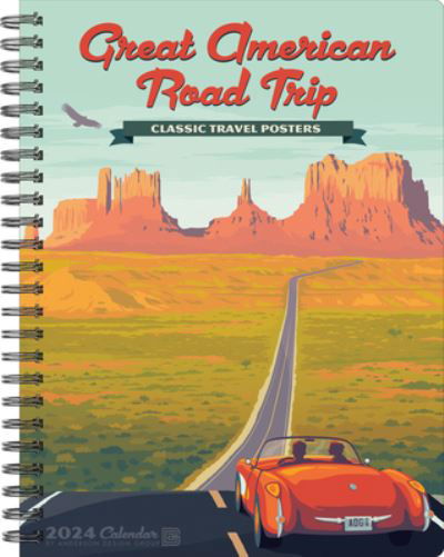 Cover for Willow Creek Press · Great American Road Trip 2024 6.5 X 8.5 Engagement Calendar (Kalender) (2023)