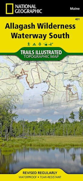 Cover for National Geographic Maps · Allagash Wilderness Waterway, South: Trails Illustrated Other Rec. Areas (Map) (2020)