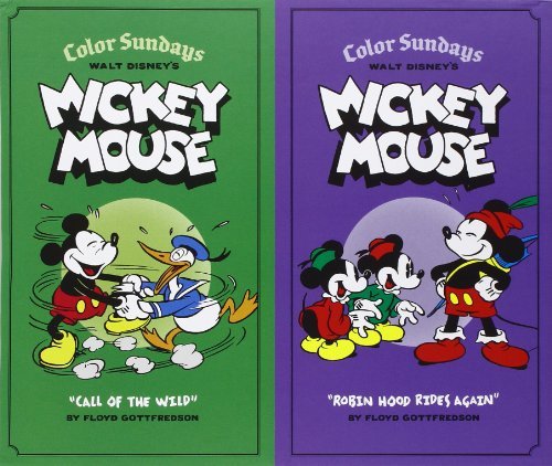 Cover for Floyd Gottfredson · Walt Disney's Mickey Mouse Color Sundays Gift Box Set (Vol. Vols. 1 &amp; 2)  (Walt Disney's Mickey Mouse) (Gebundenes Buch) (2013)